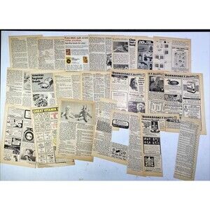 Ephemera 17+ Cut Out Pages pictures articles from Workbasket Magazine Oct. 1982